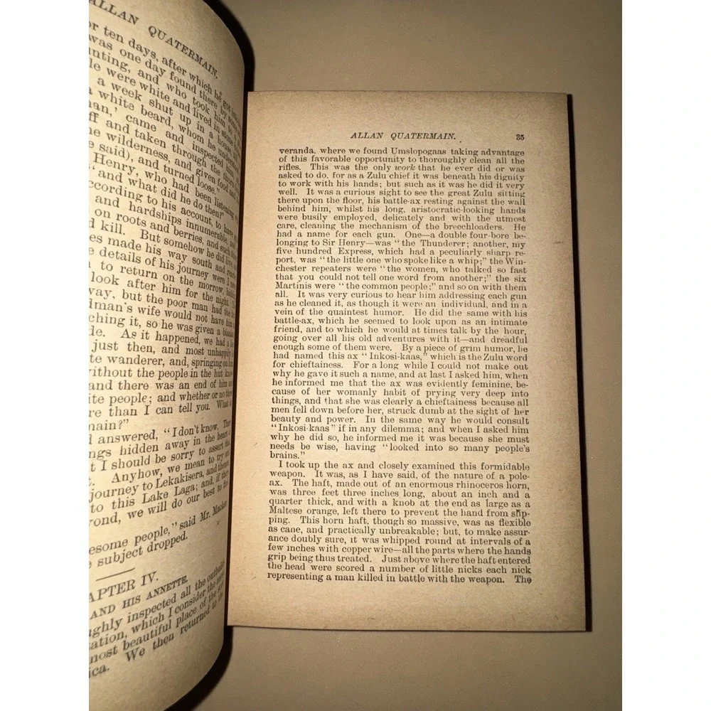 Allen Quartermain - Arlington Edition Antique - Hurst & Co By H Rider Haggard